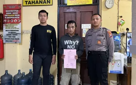 Residivis Narkoba Dua Kali Ditangkap dengan Kaos Sama