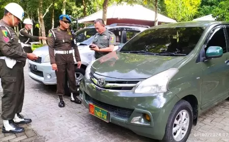 Korem 083/Bdj Dukung Keselamatan Berlalu Lintas dan Disiplin personel TNI