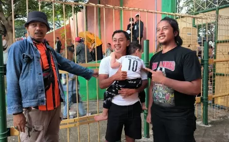 Pemain Veteran Persibo Hadir Saat Laga Final Liga 3 PSSI Jatim