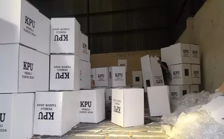KPU Kabupaten Mojokerto Pastikan 18 Kecamatan Aman Untuk Pendistribusian Logistik Pemilu 2024