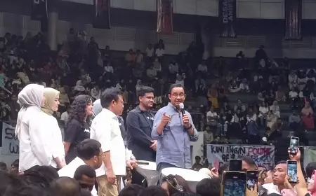 Tanggapi Ada Paslon Dengan Survei Diatas 50%, Anies: Jangan Pernah Mendahului Takdir Allah