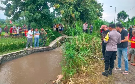 Niat Berlibur, Pasutri Di Pacet Terseret Arus Sungai