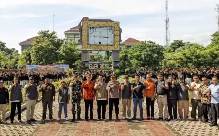 Masuk Masa Tenang, Bawaslu Probolinggo Gelar Apel Siaga Pengawasan Pemilu 2024