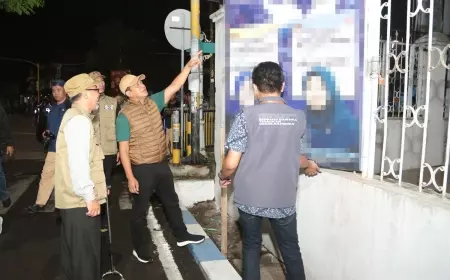 Kompak, Pj Wali Kota Probolinggo Bersama KPU dan Bawaslu Tertibkan APK