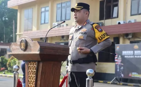 Ini Cara Unik Polres Pasuruan Sukseskan Pemilu 2024