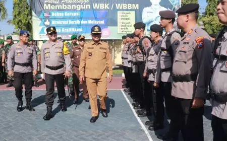 Polres Probolinggo Siagakan Pasukan Pengamanan TPS Pemilu 2024
