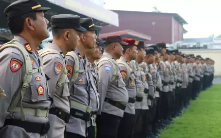 Menuju Pemilu 2024, Polres Mojokerto Kota Terjunkan 422 Personel