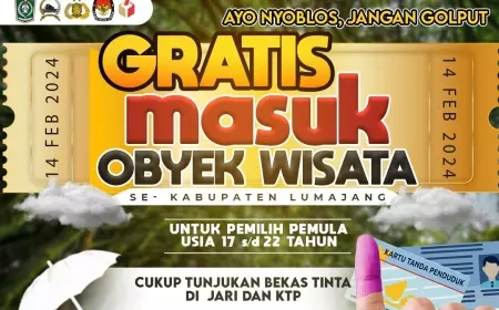 Usai Nyoblos, Pemilih Pemula di Lumajang Gratis Berwisata
