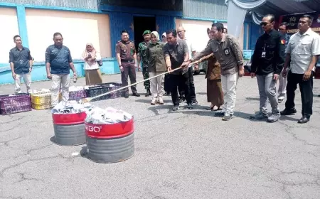 Ribuan Surat Suara Cacat Dimusnahkan KPU Kabupaten Mojokerto