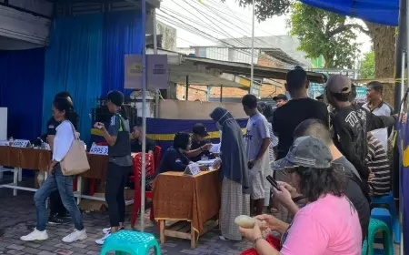 Pemungutan Suara di TPS  Kelurahan Pandanwangi Sempat Terhenti Akibat Kekurangan Surat Suara