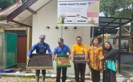 Dukung SDGs, Universitas Negeri Malang Kelola Limbah Organik untuk Budidaya Maggot