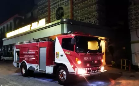 Poli Jantung RS Dr Soebandi Jember Terbakar