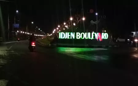 Lampu Idjen Boulevard Mati, Pj Wali Kota Malang Ingatkan DLH