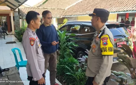 Polres Bondowoso Terus Pantau Penghitungan Suara di Tingkat PPK