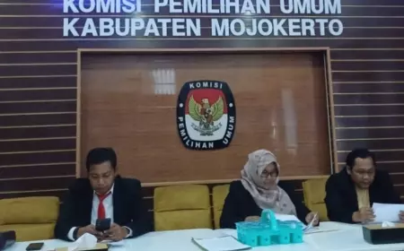 Langgar Kode Etik, KPU Kabupaten Mojokerto Nonaktifkan Anggota KPPS Desa Perning