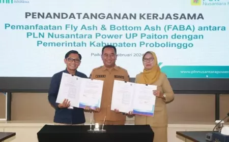 Pemkab Probolinggo dan PT PLN Nusantara Power Teken KSB Pemanfaatan FABA