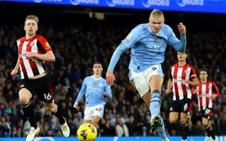 Sedang Berduka, Erling Haaland Jadi Penentu Kemenangan Manchester City di Liga Premier