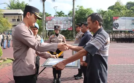 Kapolres Malang Beri Penghargaan Berkat Pemilu 2024 Kondusif