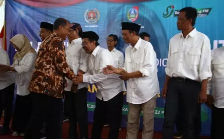 PJ Bupati Sugiat Hadiri Acara Pelantikan Pengurus PWI Jombang