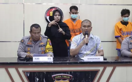 Polda Jatim Tahan 3 Tersangka Kasus Ledakan Bom Ikan Rumah Ketua KPPS Pamekasan