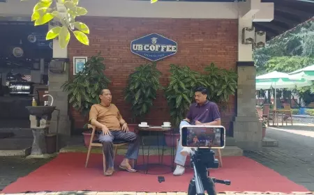 Corcom Regional Manager Alfamart Ngopi bareng dalam Program 'Obrolan Pagi SJP'