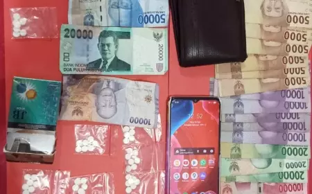 Polisi Amankan Pengedar Narkoba Jenis Pil Dobel L