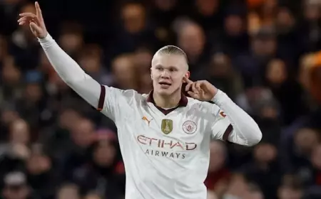 Luton vs Manchester City: Erling Haaland Borong Lima Gol di Pertandingan
