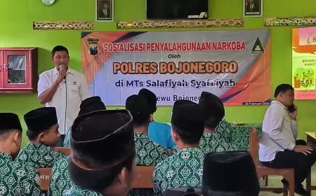 Polres Bojonegoro Lindungi Pelajar Dari Bahaya Narkoba