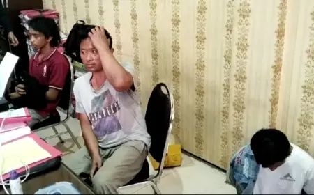 Enam Terduga Pelaku Narkoba Diamankan, Satu Diantaranya Wanita Cantik