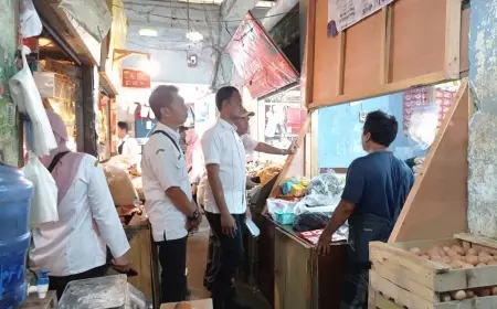 Stabilkan Harga Bapokting, Satgas Pangan Polres Jember Sidak Pasar