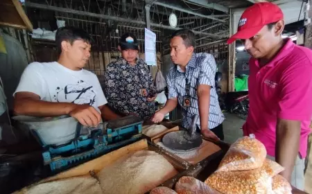 Imbas Penurunan Harga di Jatim, Kapolres Mojokerto Kota :  Stok Beras Aman