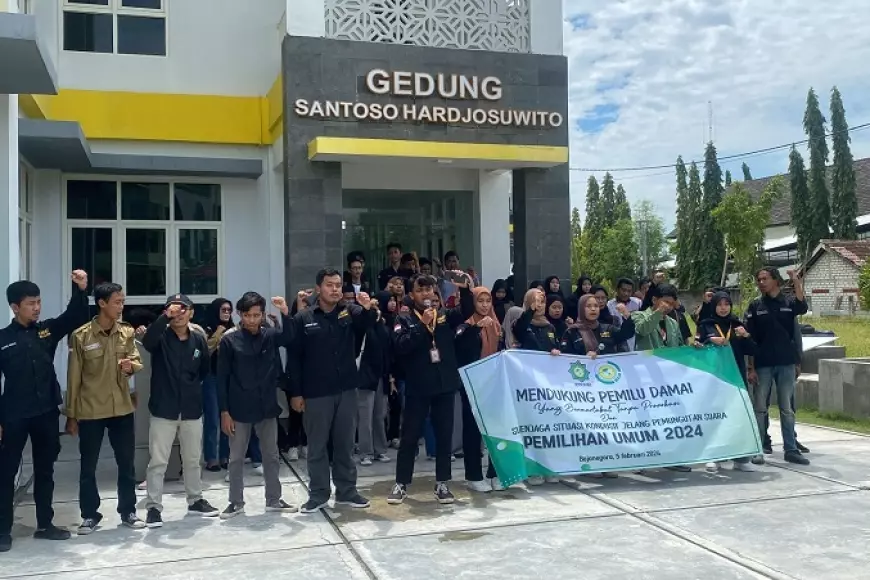 BEM UNUGIRI Bojonegoro Siap Dukung Pemilu 2024 Berjalan Damai - Suara ...