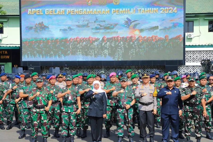 Pemilu 2024 di Jawa Timur, 18.287 Pasukan Gabungan Siap Amankan 118.708 TPS