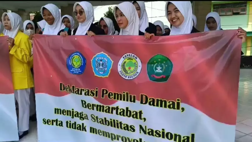 Pernyataan Sikap Civitas Akademi Sejumlah Kampus Kesehatan di Kediri Soal Pemilu Damai