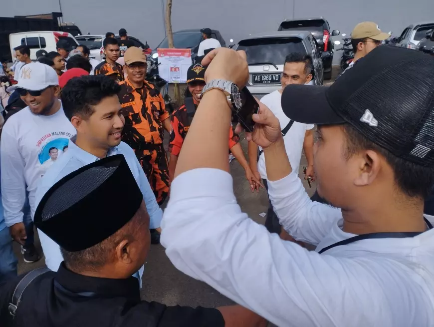 Emil Kunjungi Malang Selatan Sampaikan Optimistis Kemenangan Prabowo Gibran