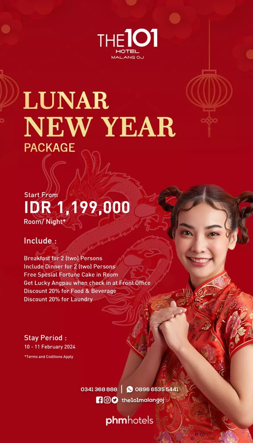 Sambut Imlek, The 101 Hotel OJ Malang Siapkan "Lunar New Year Package"