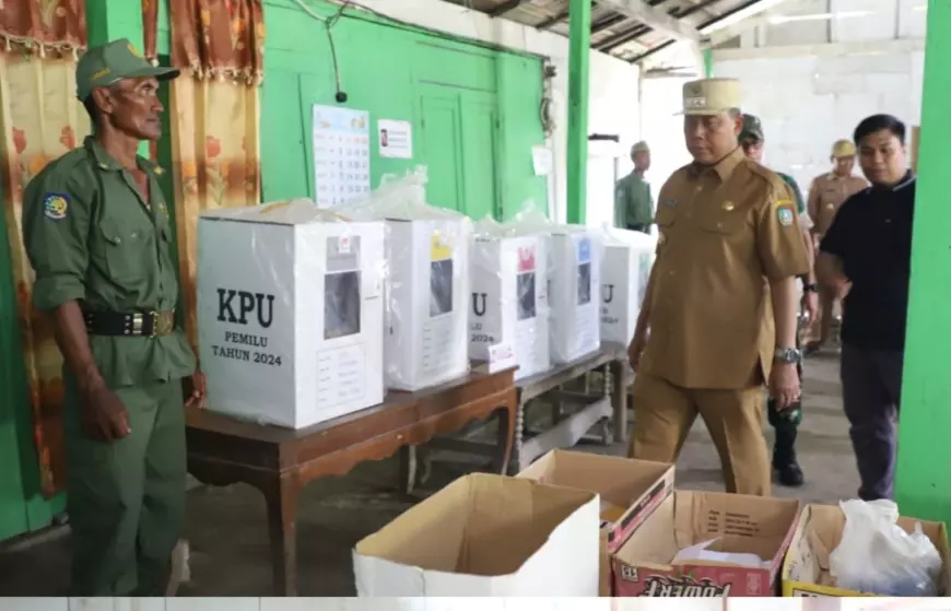 Pj Bupati Blusukan Pantau TPS di Pinggiran Kabupaten Jombang
