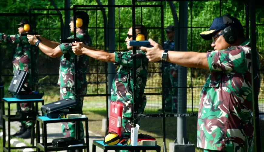 Puspenerbal Mantapkan Latihan Menembak untuk Asah Kemampuan Bidik Sasaran