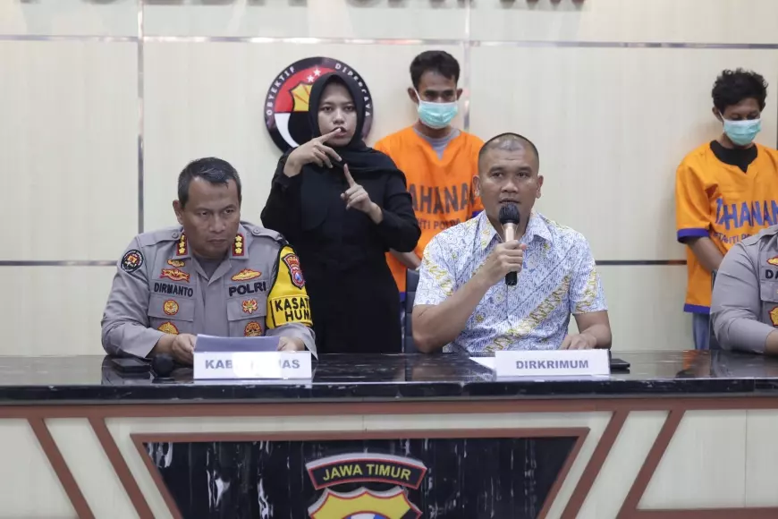 Polda Jatim Tahan 3 Tersangka Kasus Ledakan Bom Ikan Rumah Ketua KPPS Pamekasan