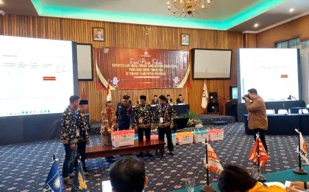 Rapat Pleno Rekapitulasi KPU Kabupaten Memakan Waktu 3 Hari