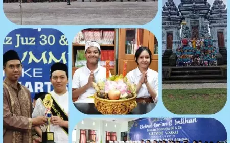 Unik! SMP BSS Terapkan Pembiasaan Religi Sekaligus Cinta NKRI 