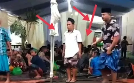 Ngeri! Viral Video Acara Pernikahan Tersambar Petir di Jember