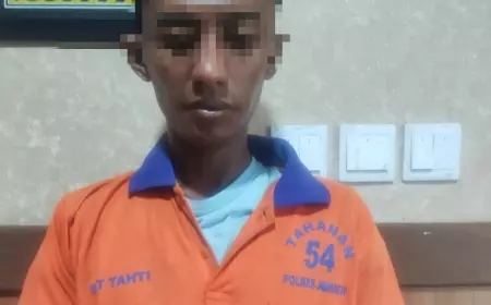 Polsek Gumukmas Gulung Karyawan SPBU Bawa Dua Klip Sabu Siap Edar