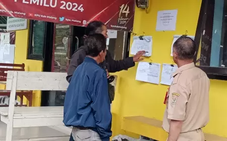 Beberapa Saksi Parpol di Ngantang Tolak Tandatangan Berita Acara Plano Penghitungan Suara