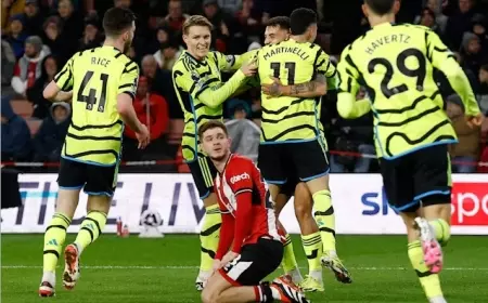 Hasil Liga Inggris: Arsenal Libas Sheffield United Tanpa Balas