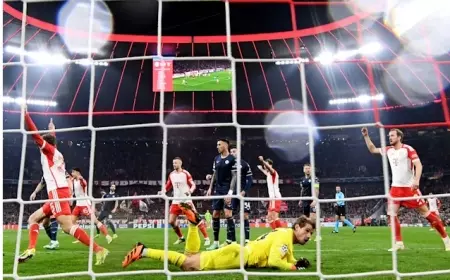 Dua Gol Harry Kane Pastikan Bayern Munich Melaju ke Perempat Final Liga Champions