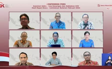 OJK Catat Kinerja Perekonomian Global dan Domestik Periode Februari 2024 Masih Stabil