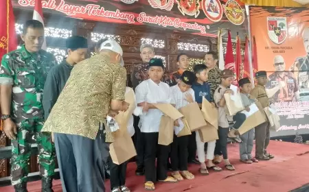 MPC Pemuda Pancasila Batu Santuni Ratusan Anak Yatim Piatu