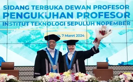 Istimewa, Kisah Pasutri Herman dan Harmin Hingga Dikukuhkan Bersama Menjadi Profesor di ITS
