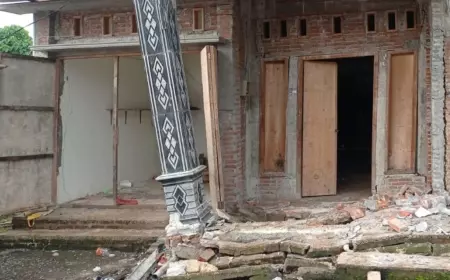BPBD Ungkap Dampak Akibat Tanah Gerak di Jombang, 12 KK Harus Mengungsi